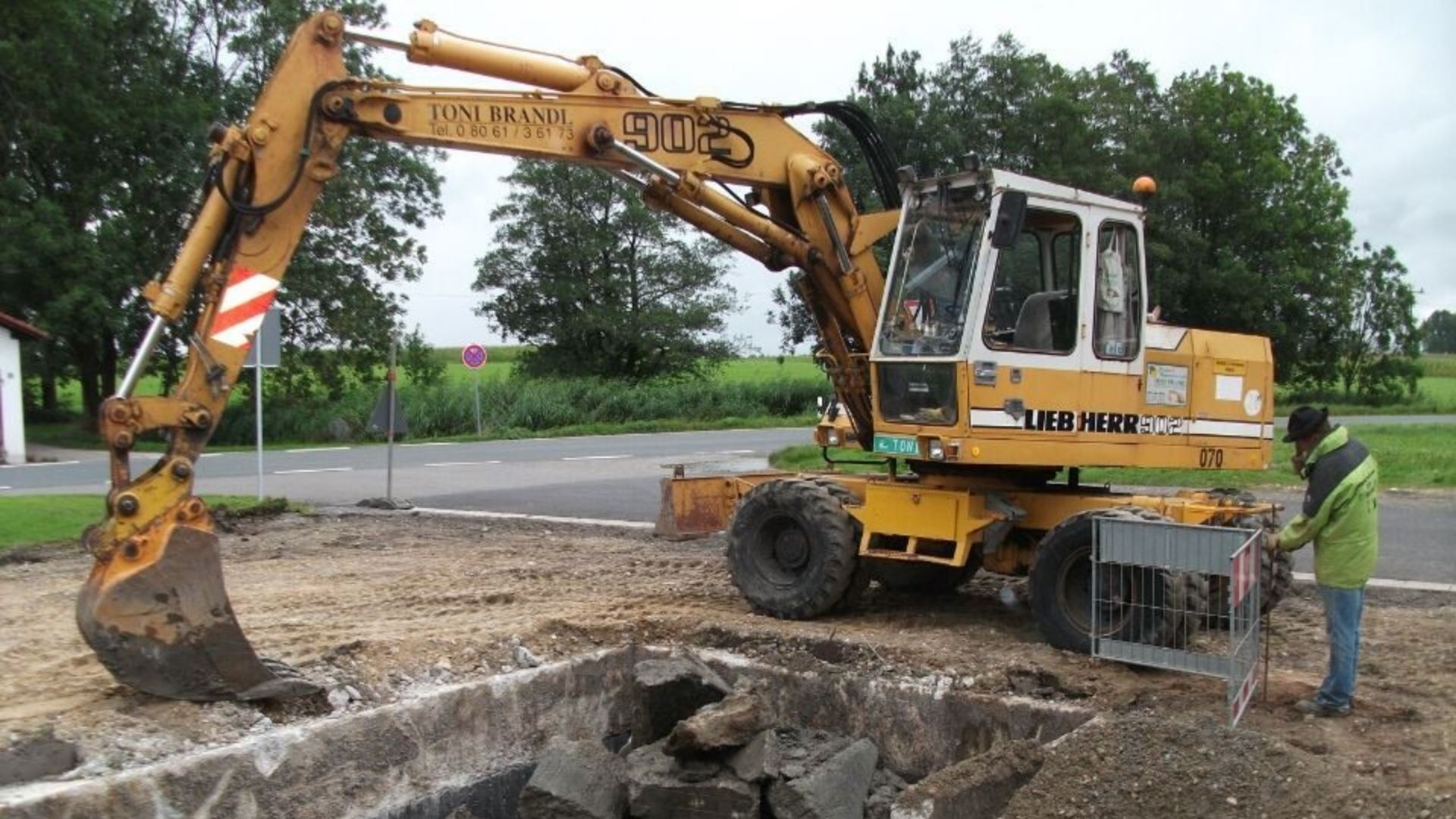 Abriss und Recycling